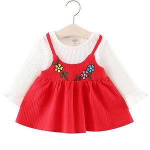 VALENTINE GIFT FOR LITTLE ONE - FLARE SLEEVE DRESS